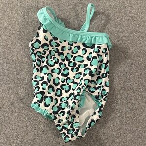 5/$15- Leopard Print One-Piece Swimsuit
